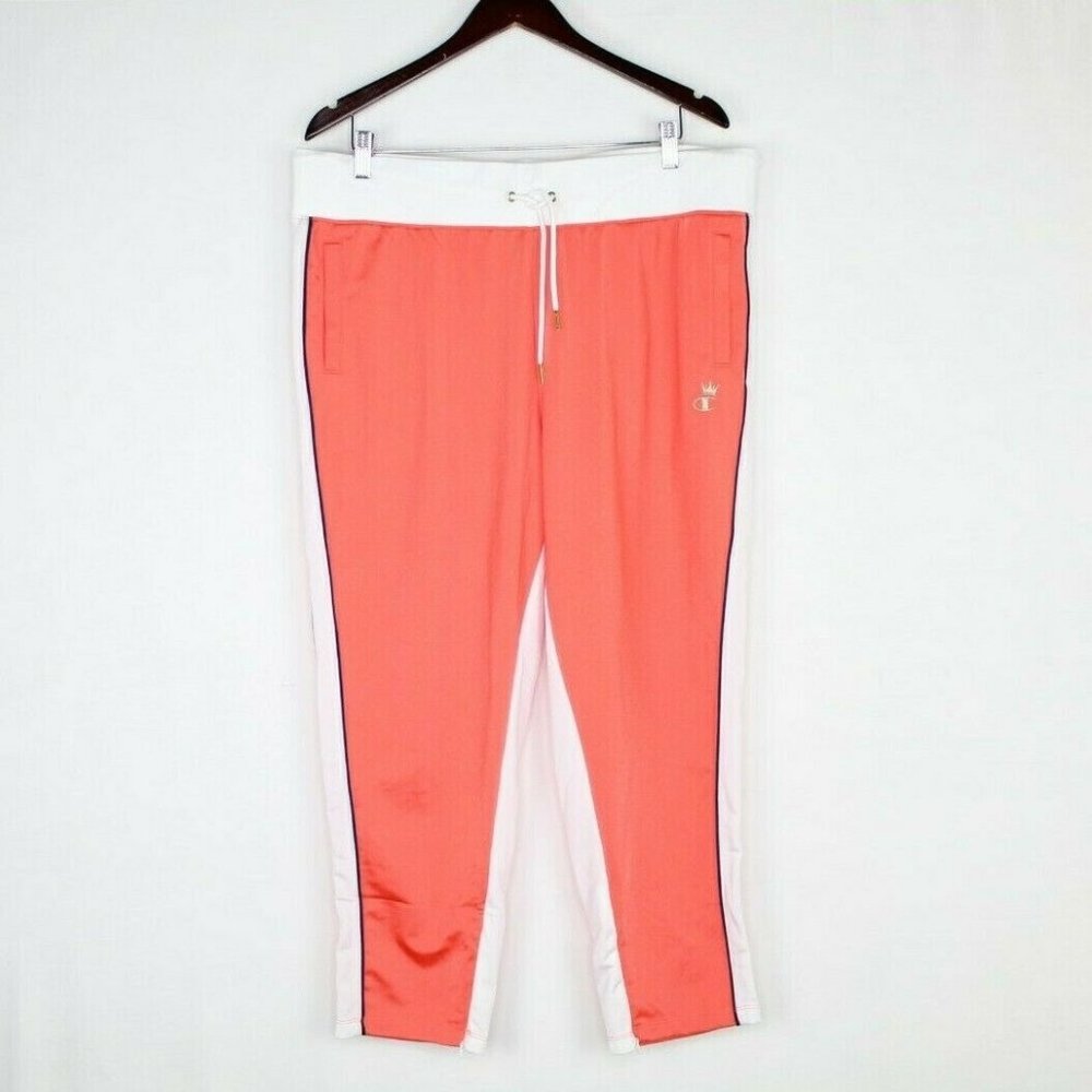 CHAMPION Womens Track Pants Joggers Athletic PINK